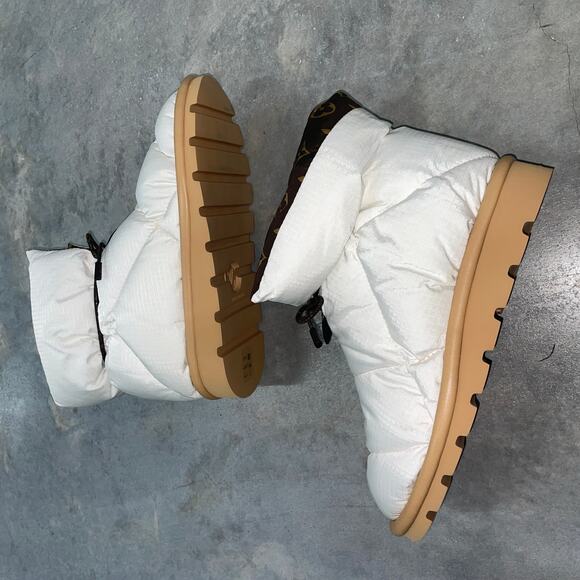 LOUIS VUITTON Nylon Monogram Pillow Comfort Ankle Boot 38 Brand new - Picture 5 of 13